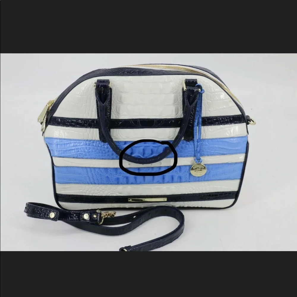 Brahmin Vineyard Collection Hudson Satchel - Picture 8 of 11